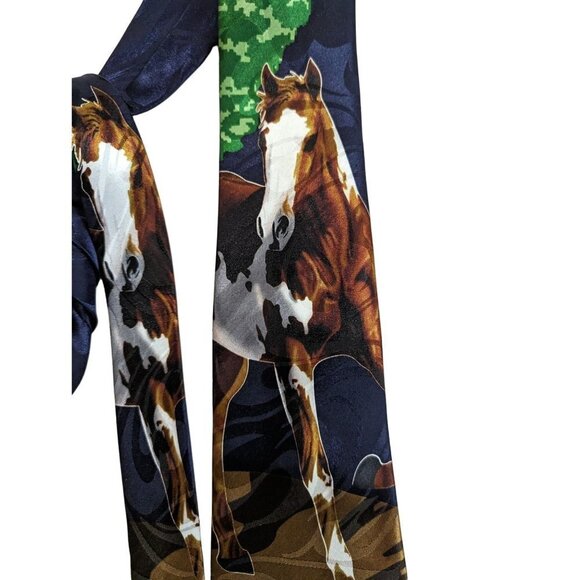 Men’s Tie, Fratello, Hand Made HORS print necktie  57.5 in - Picture 2 of 6